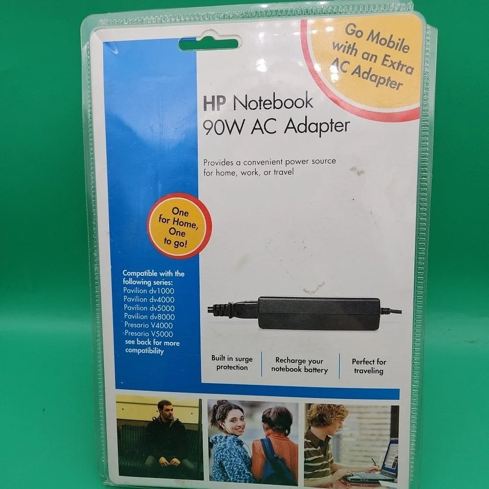 HP Notebook 90W AC Adapter EH642AA#ABA Brand‎ New Sealed 2005